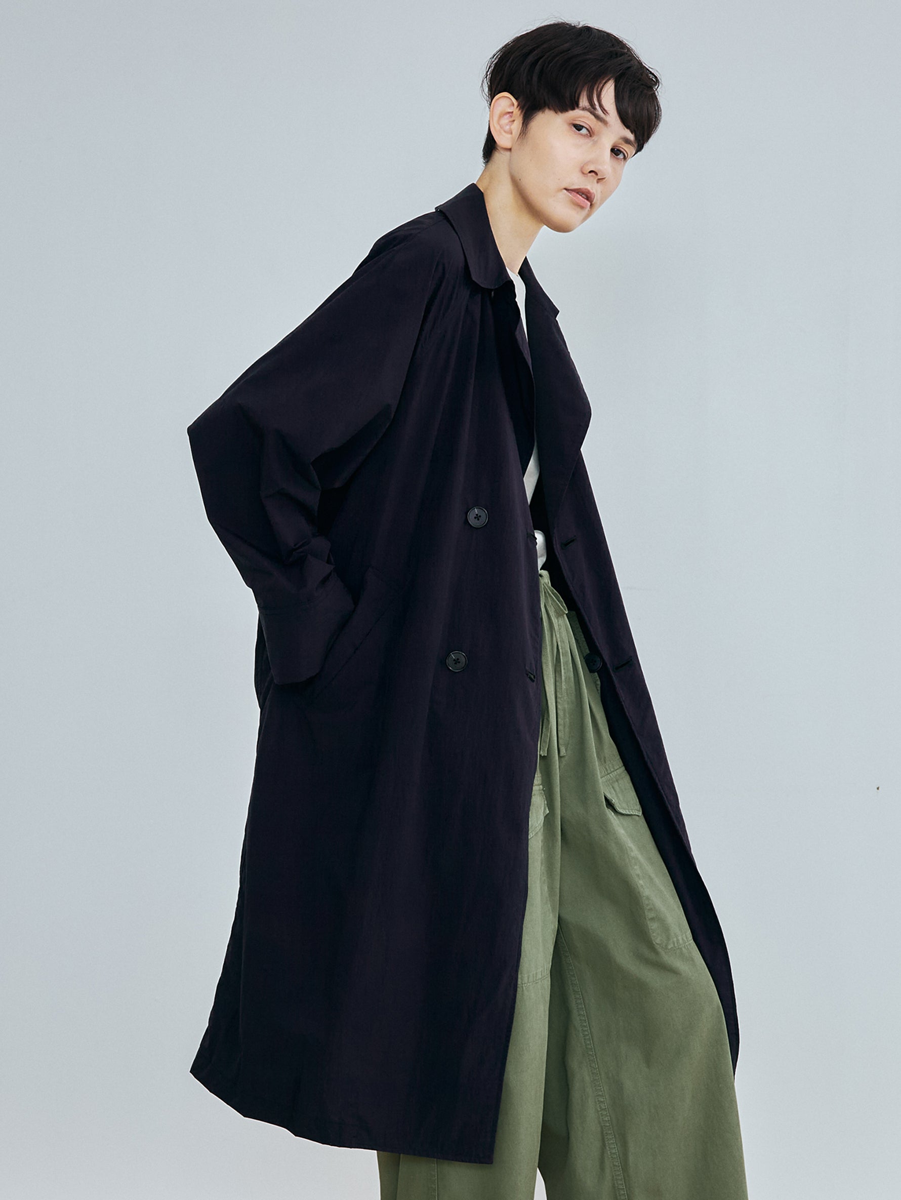 ナイロンテントトレンチコート TBFS-171