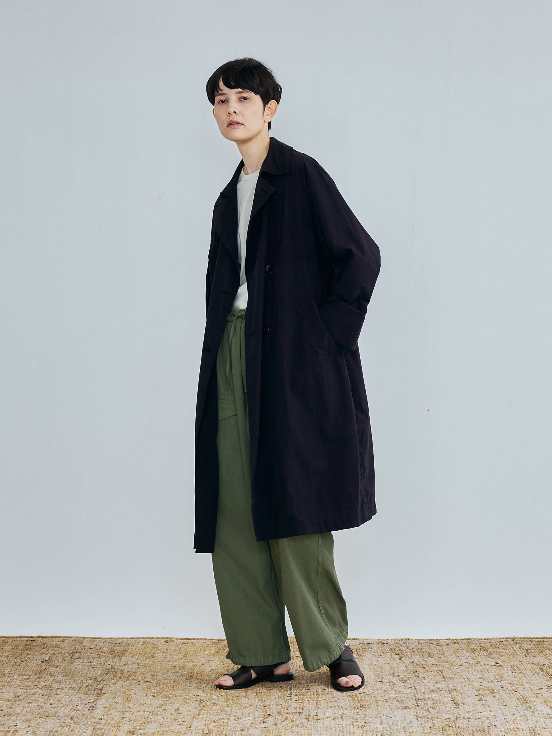 ナイロンテントトレンチコート TBFS-171