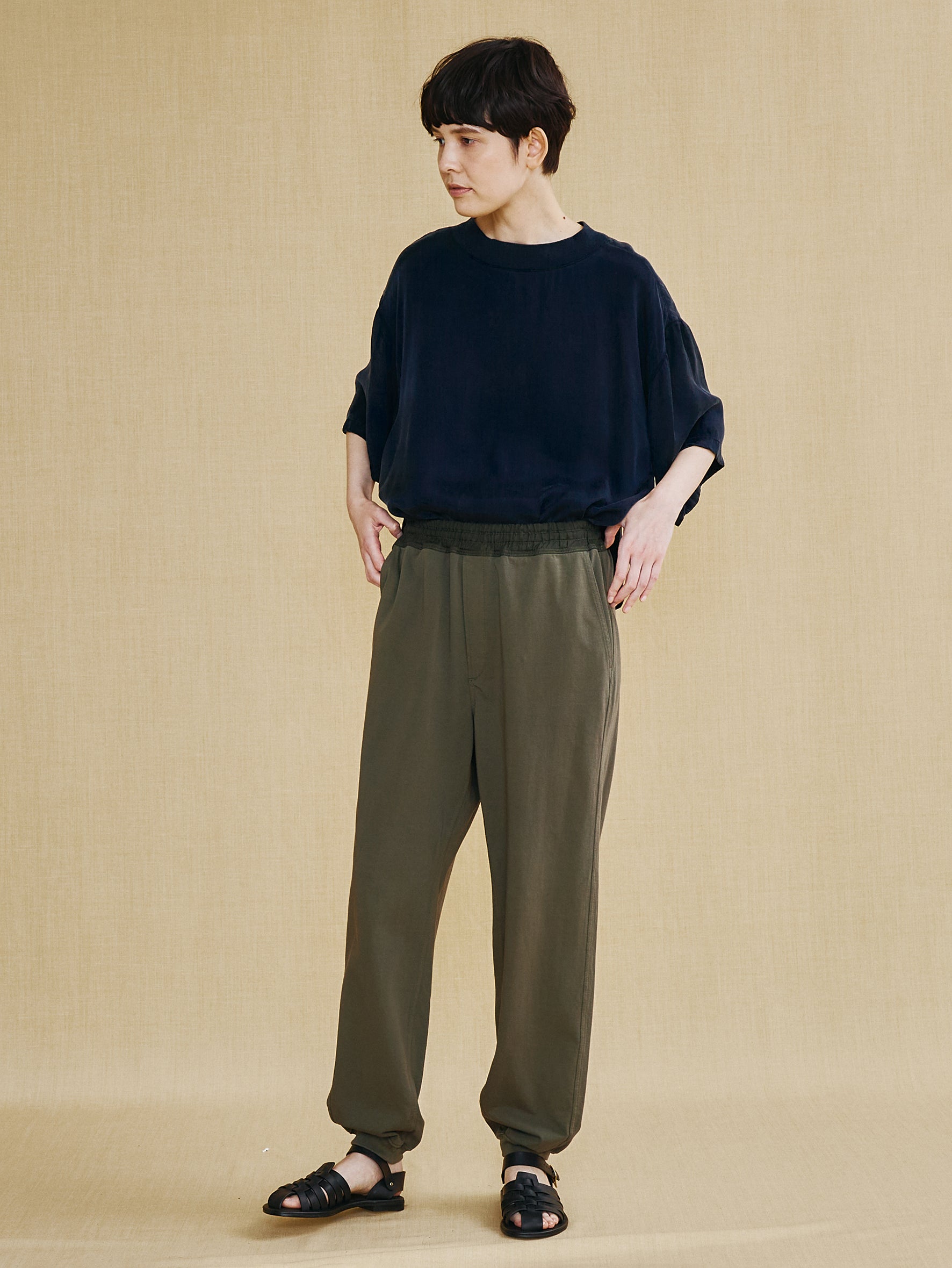 キュプラフィブリルTシャツブラウス TBFS-104