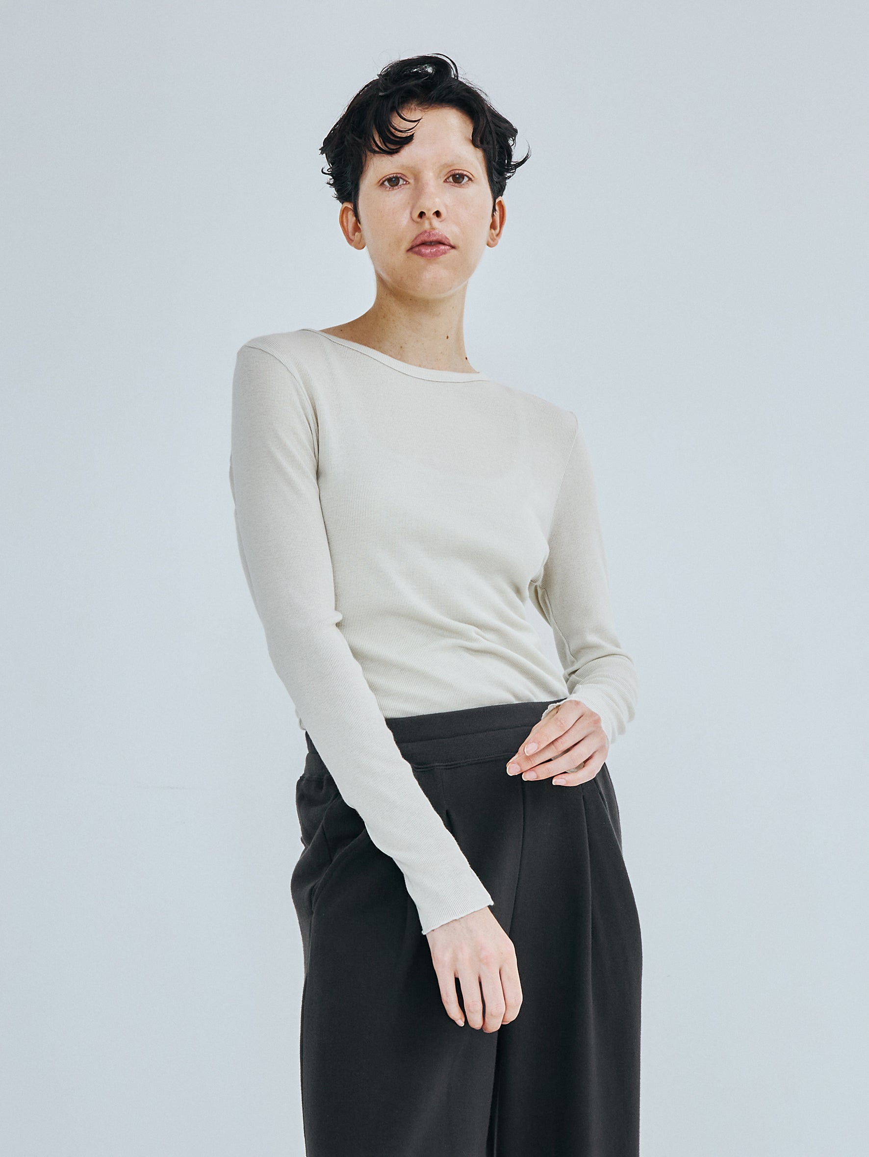 コットンシルクロングTシャツ TBFS-185