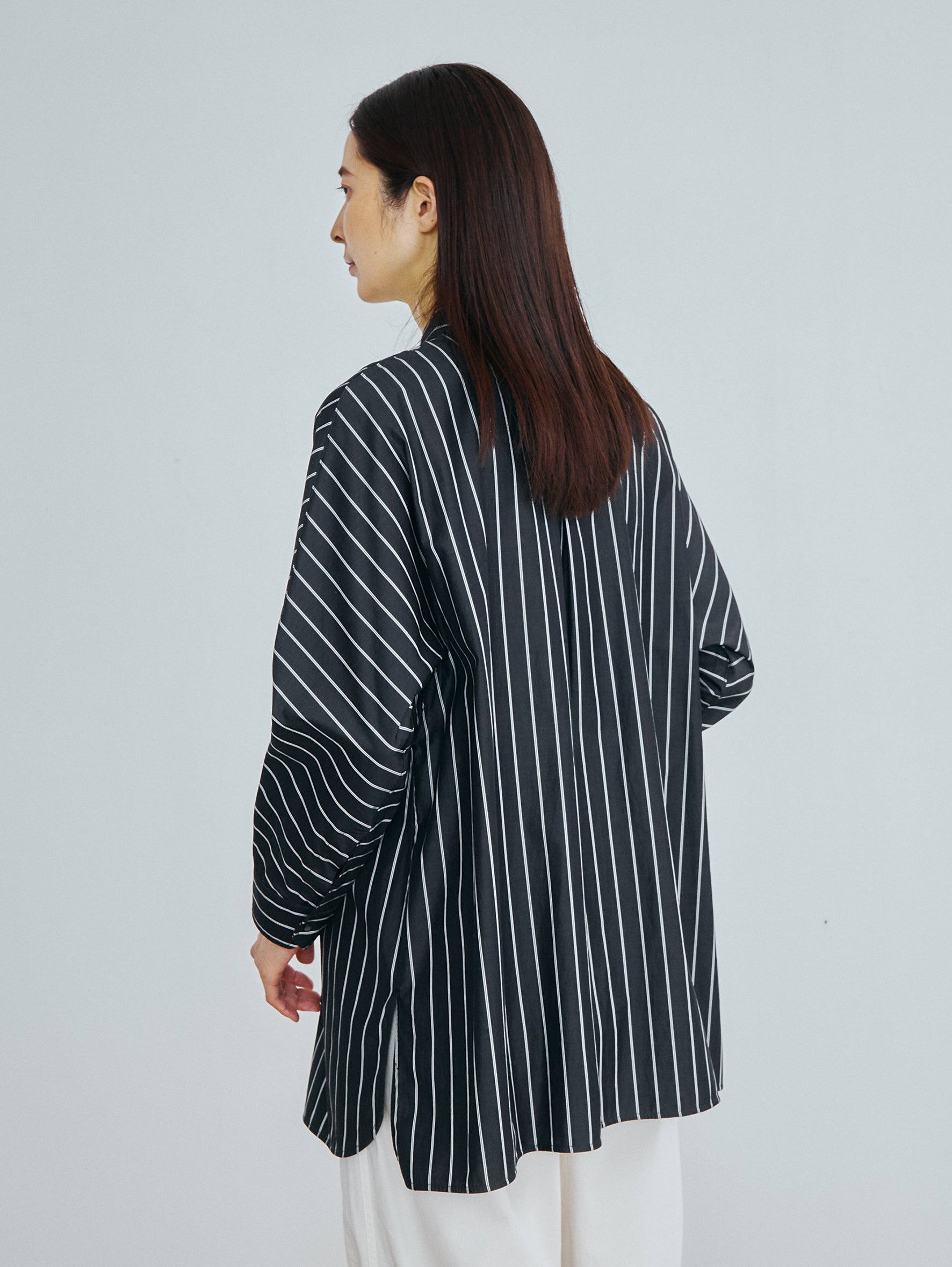 レア　テンダーロイン　ノーカラーシャツ RINEN(リネン) 80/2ダウンプルーフ レギュラーカラーシャツ 長袖