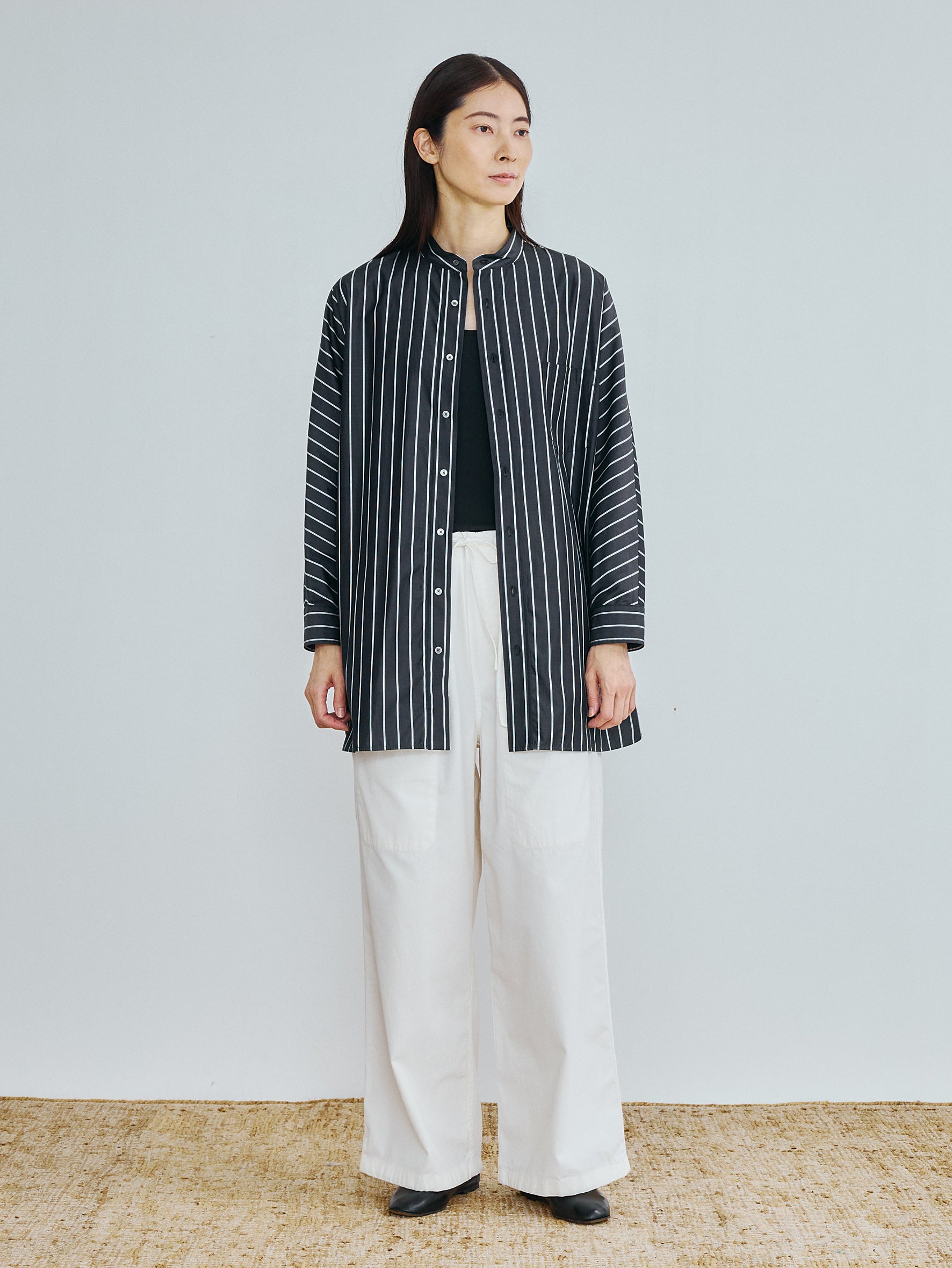 【予約商品】ノーカラーテントシャツ TBFS-005