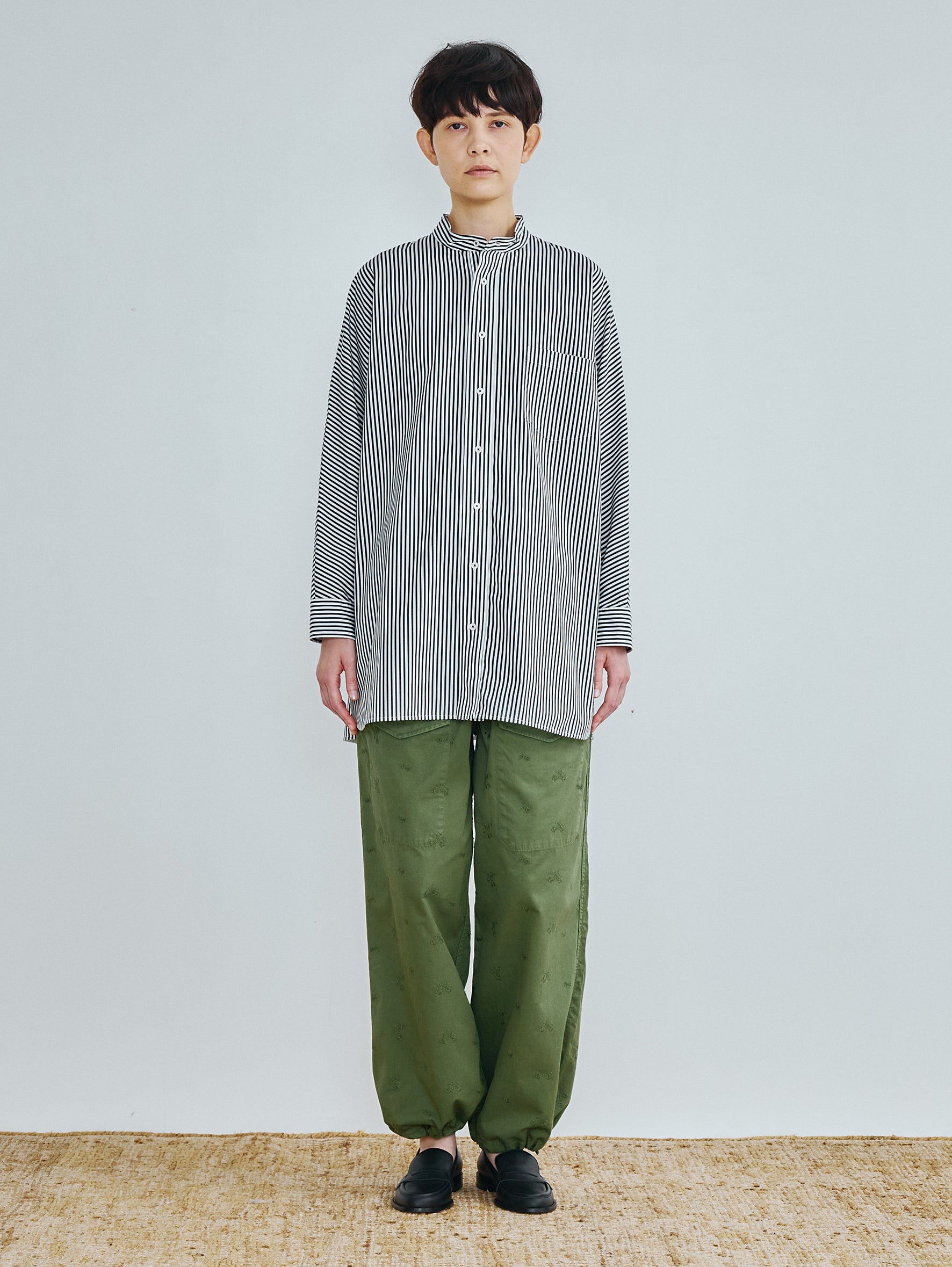 【予約商品】ノーカラーテントシャツ TBFS-005