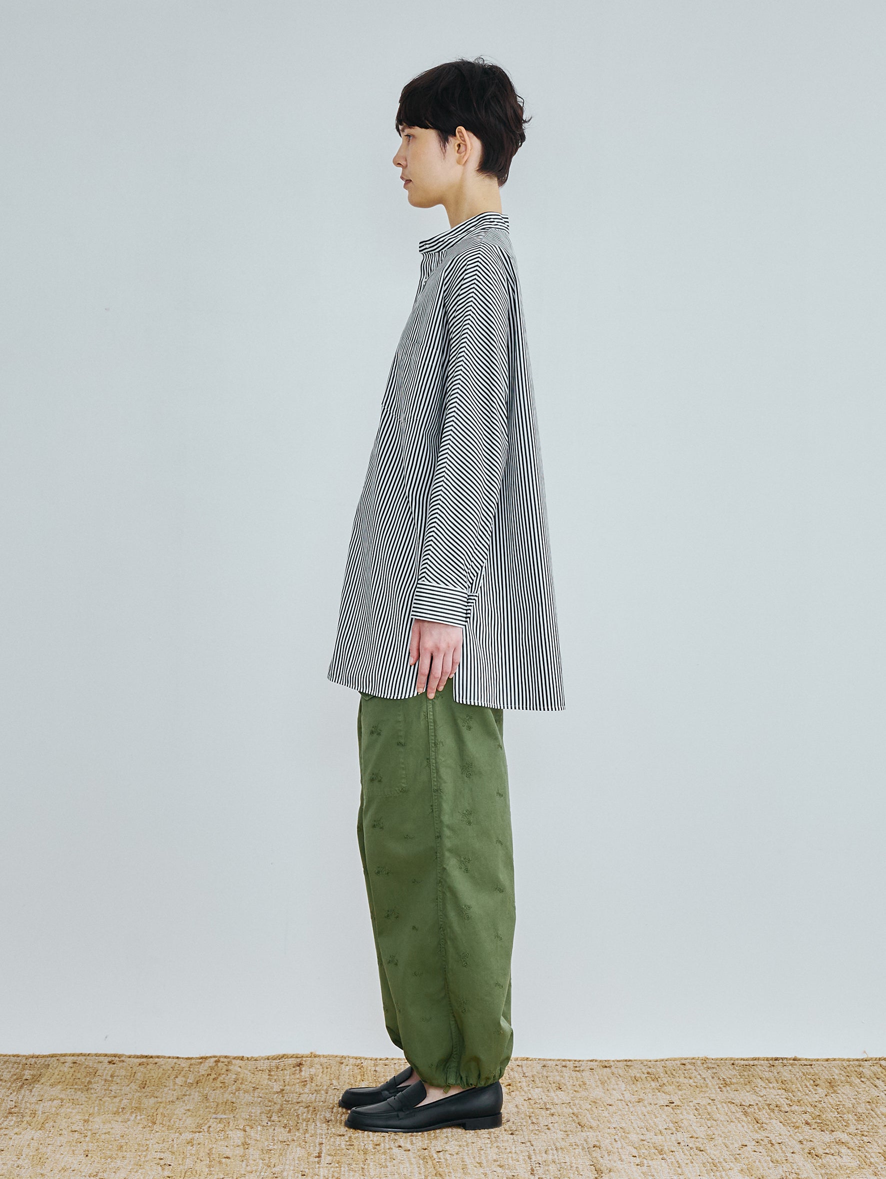 【予約商品】ノーカラーテントシャツ TBFS-005