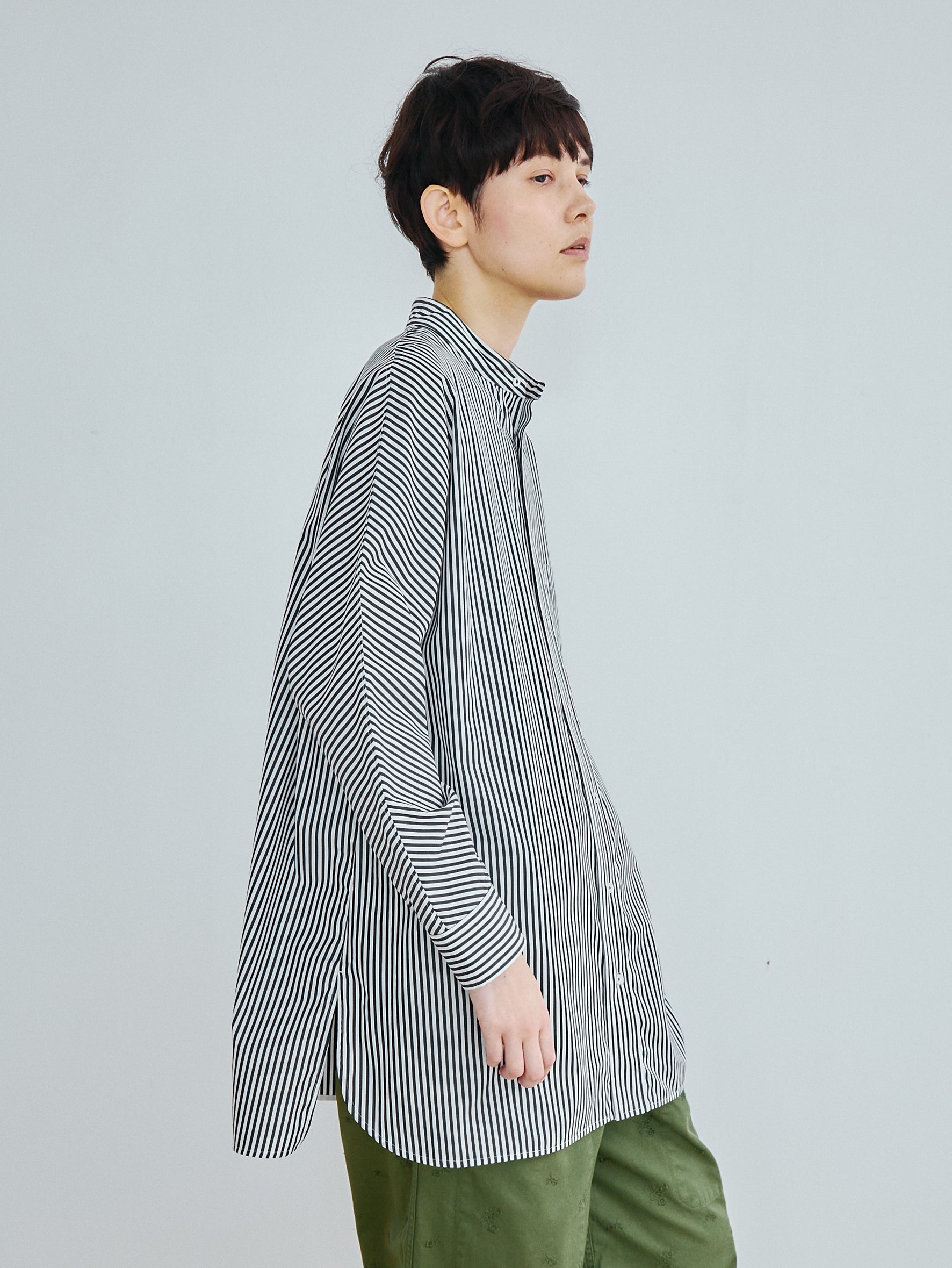 【予約商品】ノーカラーテントシャツ TBFS-005