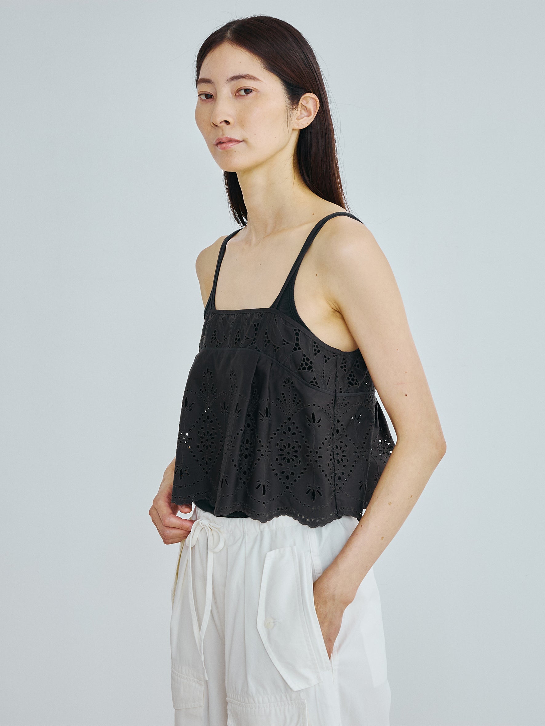 TanC TOKYO LOUNGE BLACK LACE キャミソールレース レースサテンキャミソール,notch.| TOKYO DESIGN CHANNEL