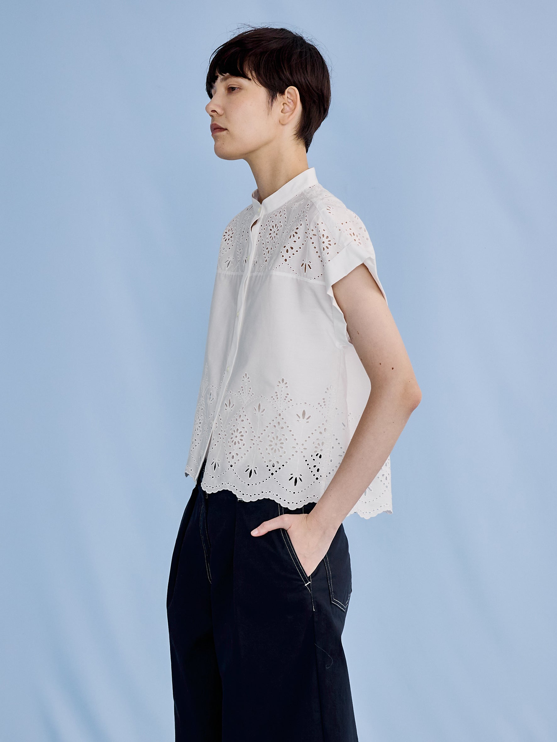 レースフレンチシャツ TBFS-121