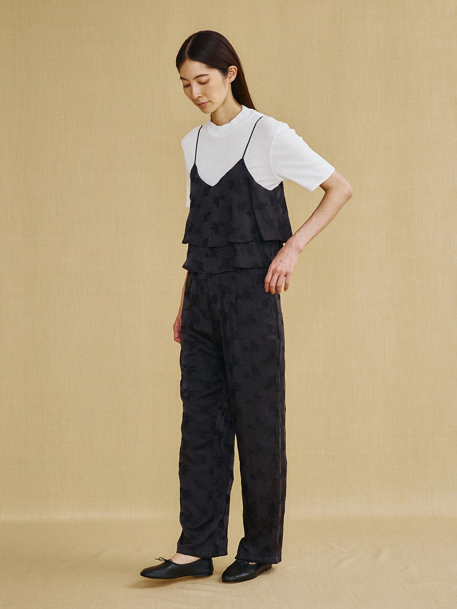 キュプラローズエンブロイダリーパンツ TBFS-103