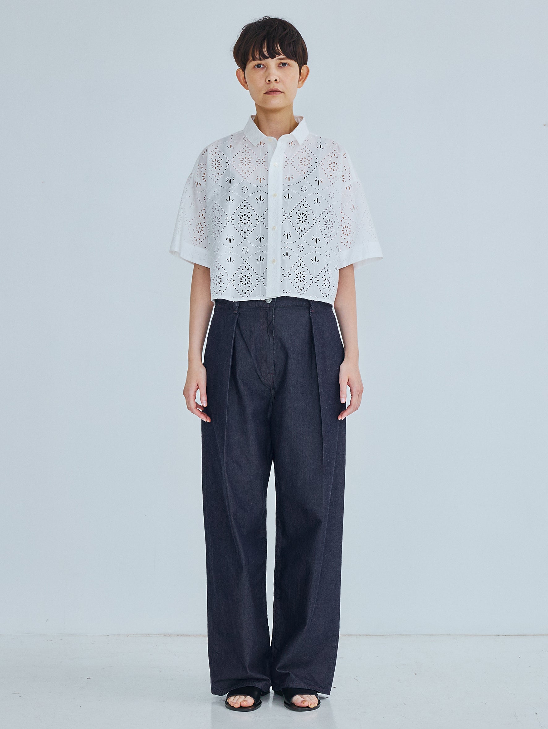 レース半袖シャツ TBFS-122