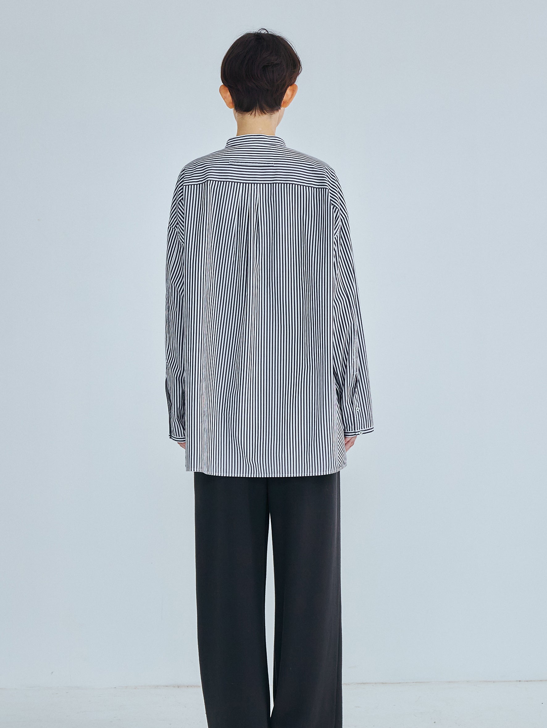 ノーカラースクエアビッグシャツuni TBFS-013