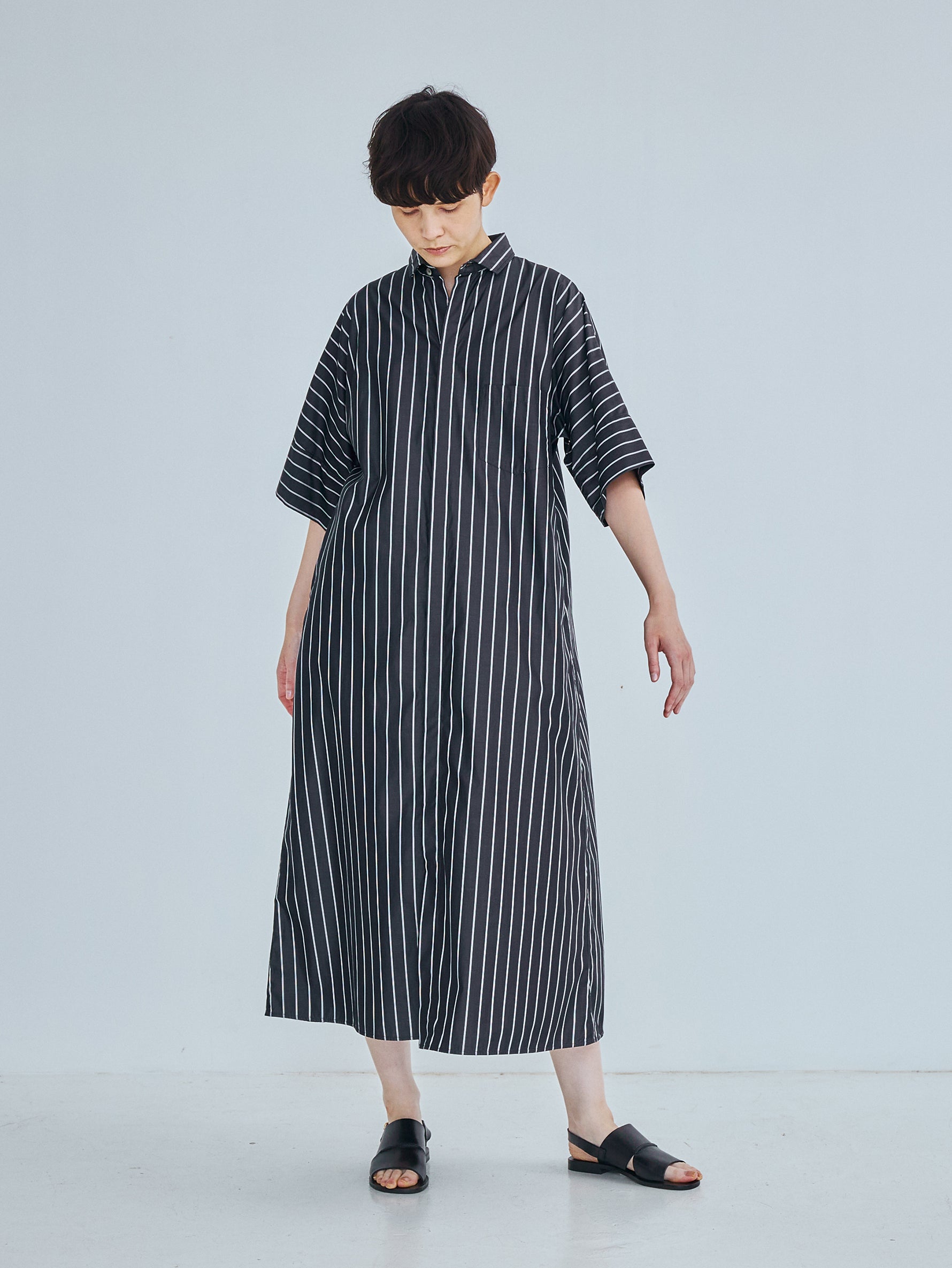 【予約商品】テント半袖シャツワンピース TBFS-006