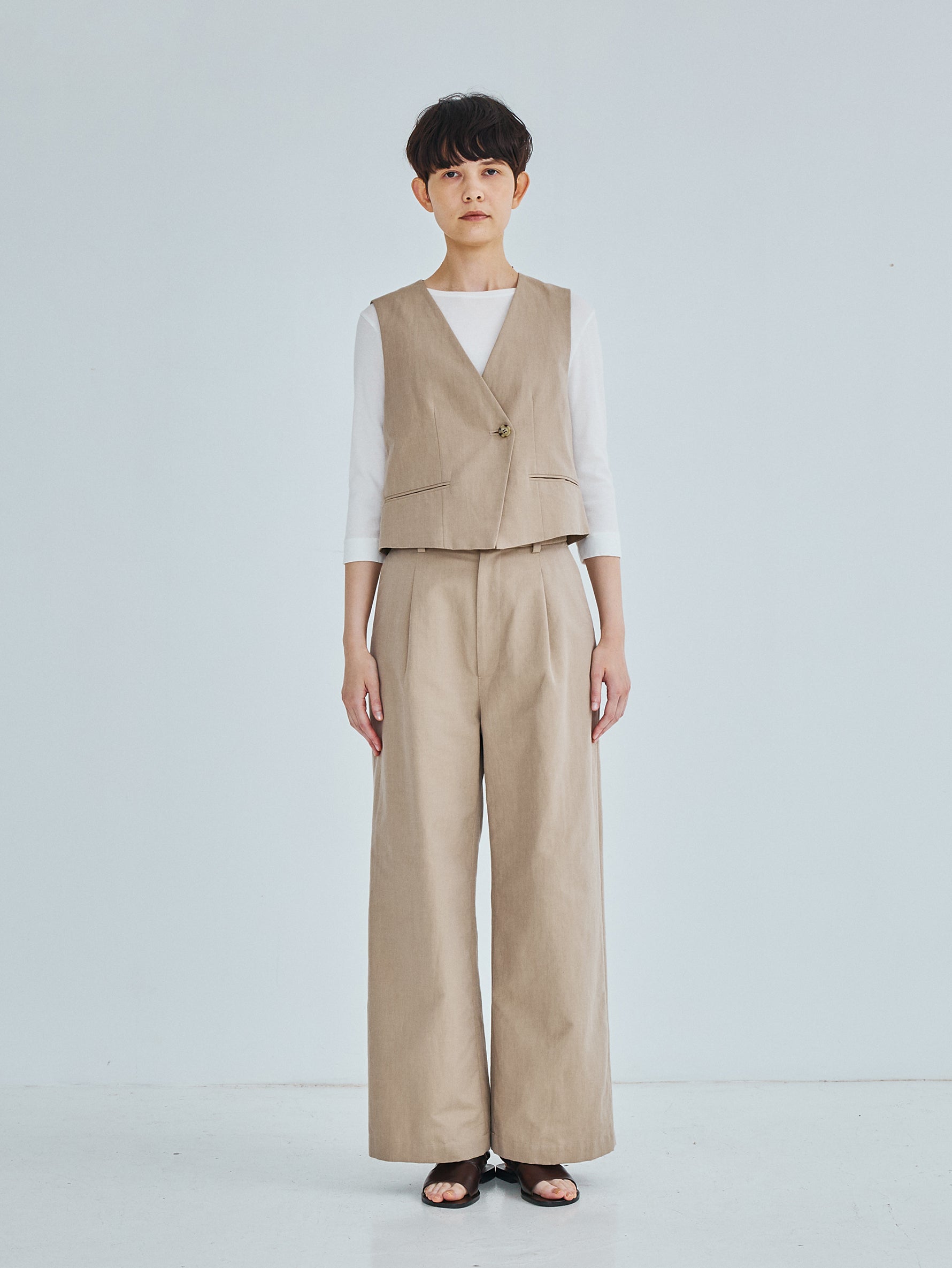 コットンシルクラミーベスト TBFS-141