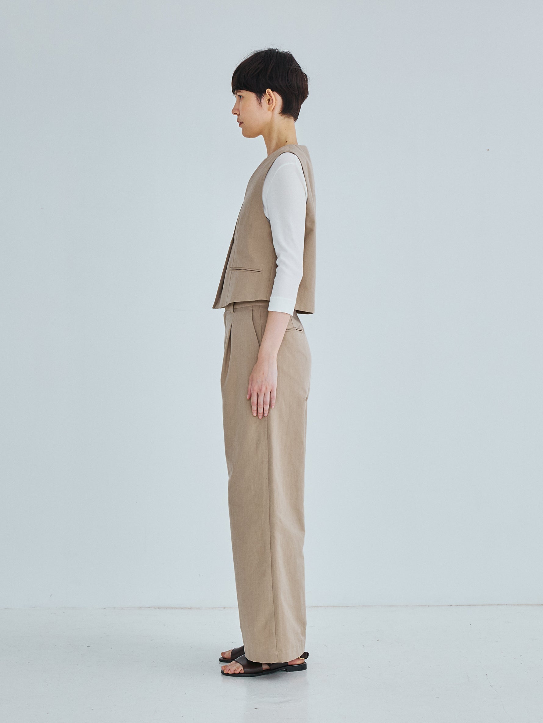 コットンシルクラミーベスト TBFS-141