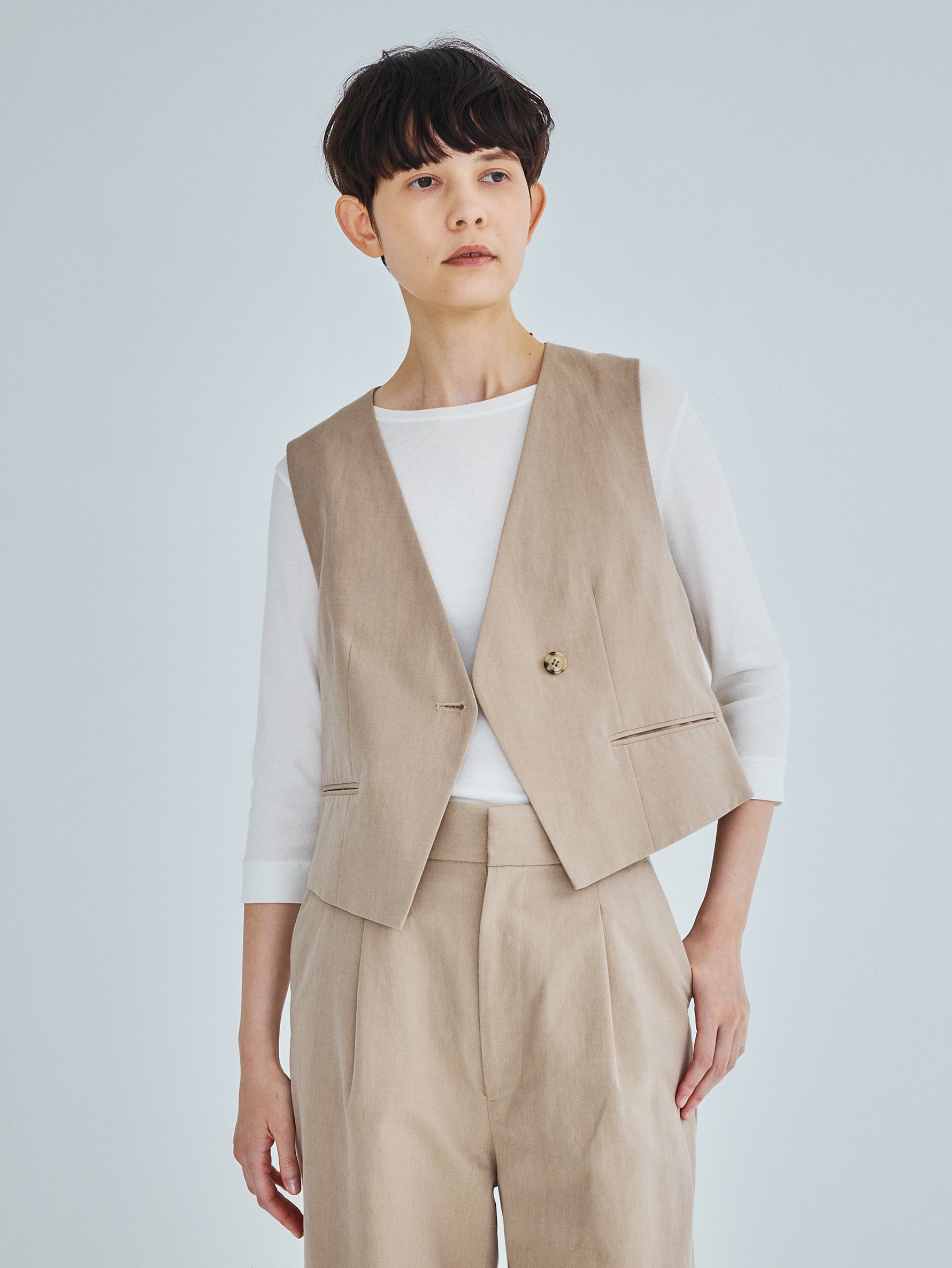 コットンシルクラミーベスト TBFS-141