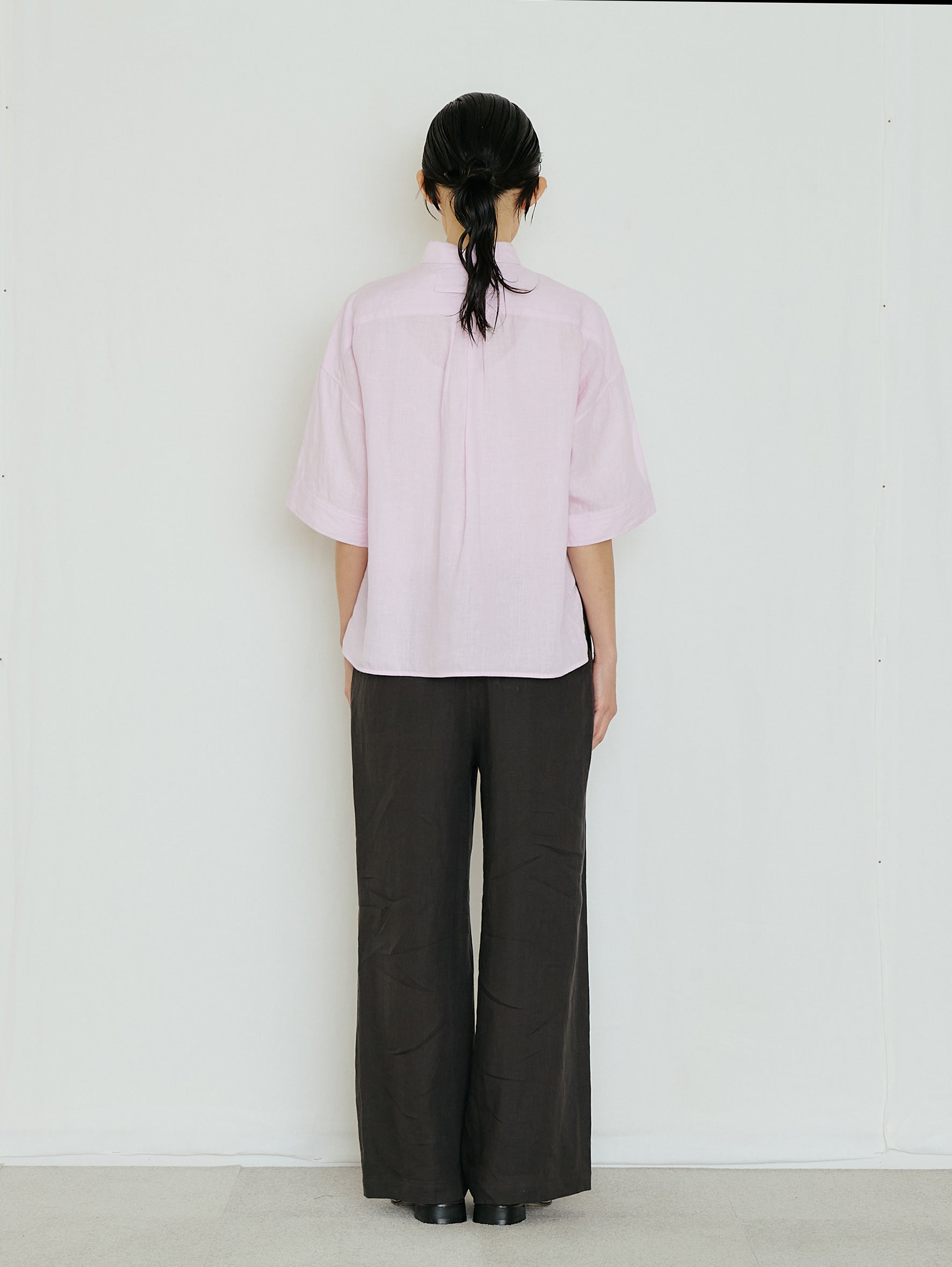 【予約商品】リネン半袖シャツ TBFS-404