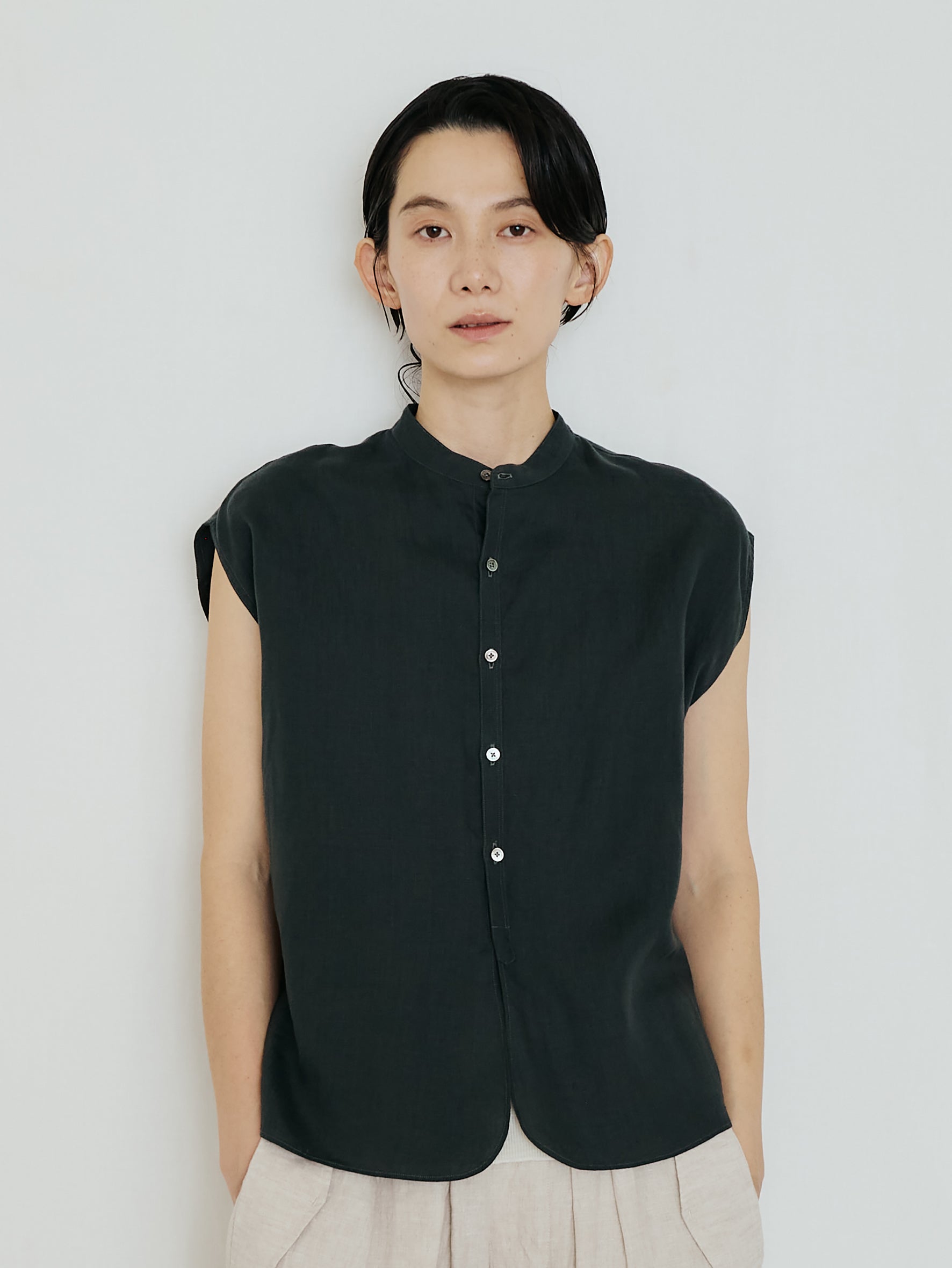 【予約商品】リネンフレンチシャツ TBFS-403