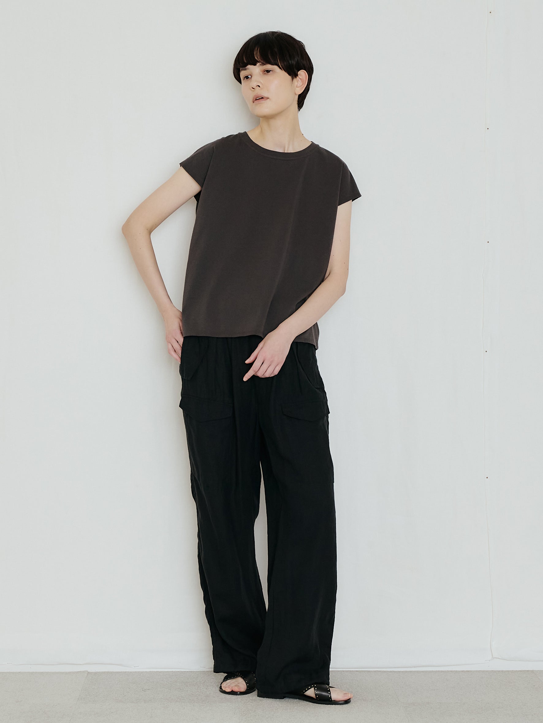 エンブロイダリーフレンチTシャツ TBFS-481