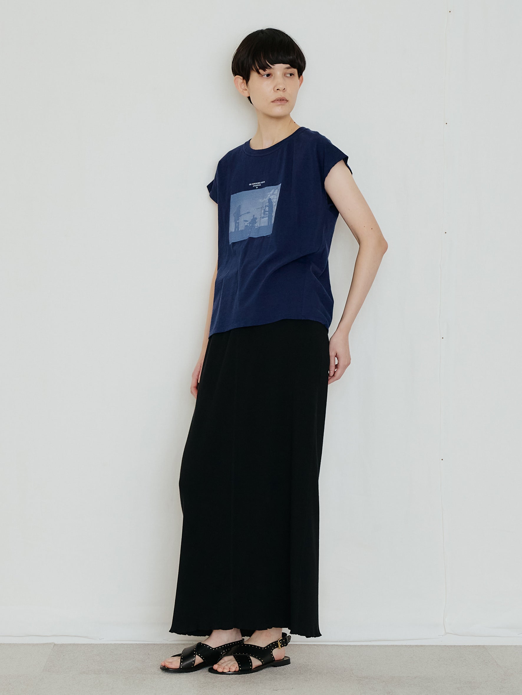 Radio velvetフレンチTシャツ TBFS-485