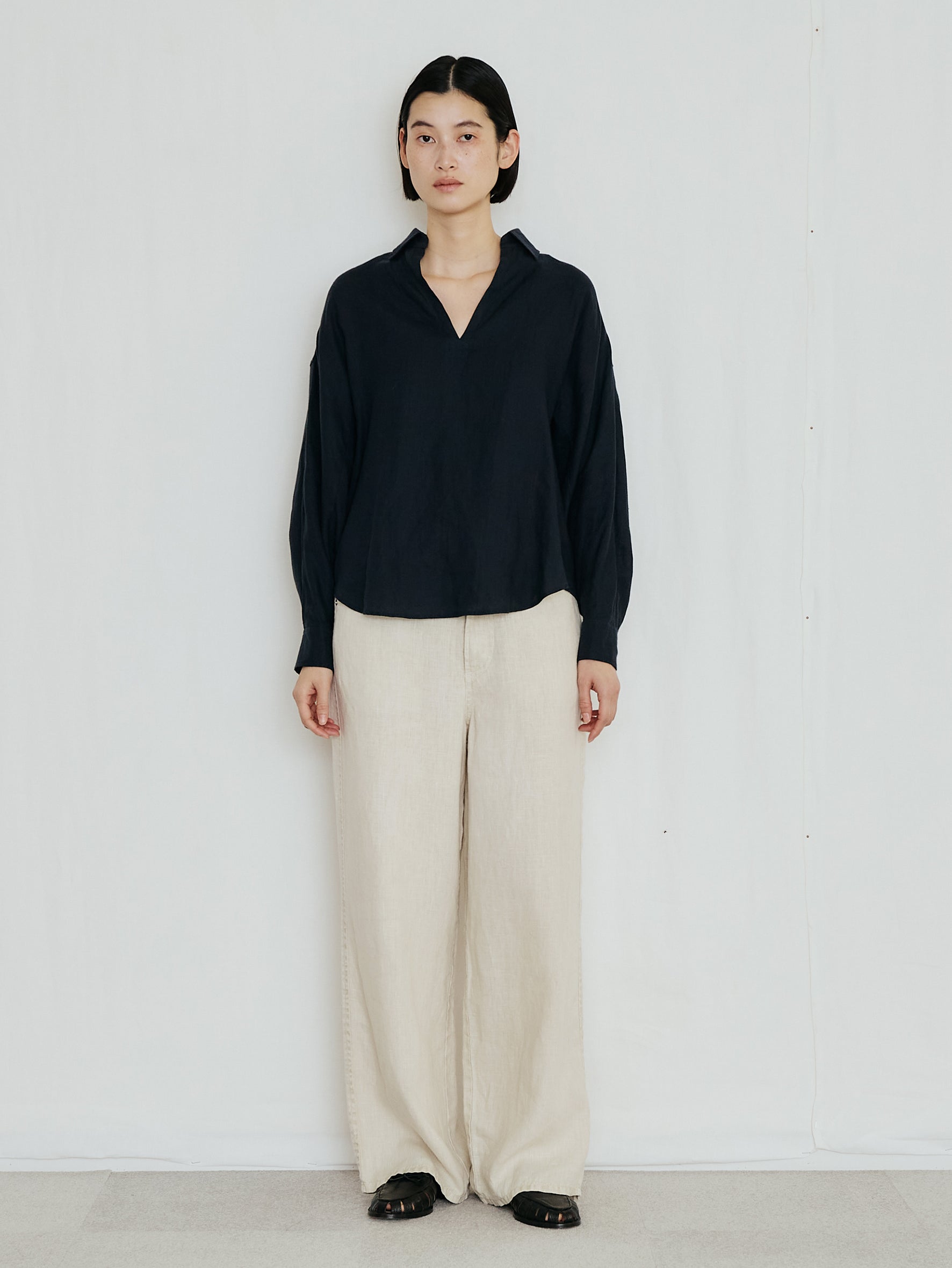 予約商品】リネンスキッパーシャツ TBFS-408