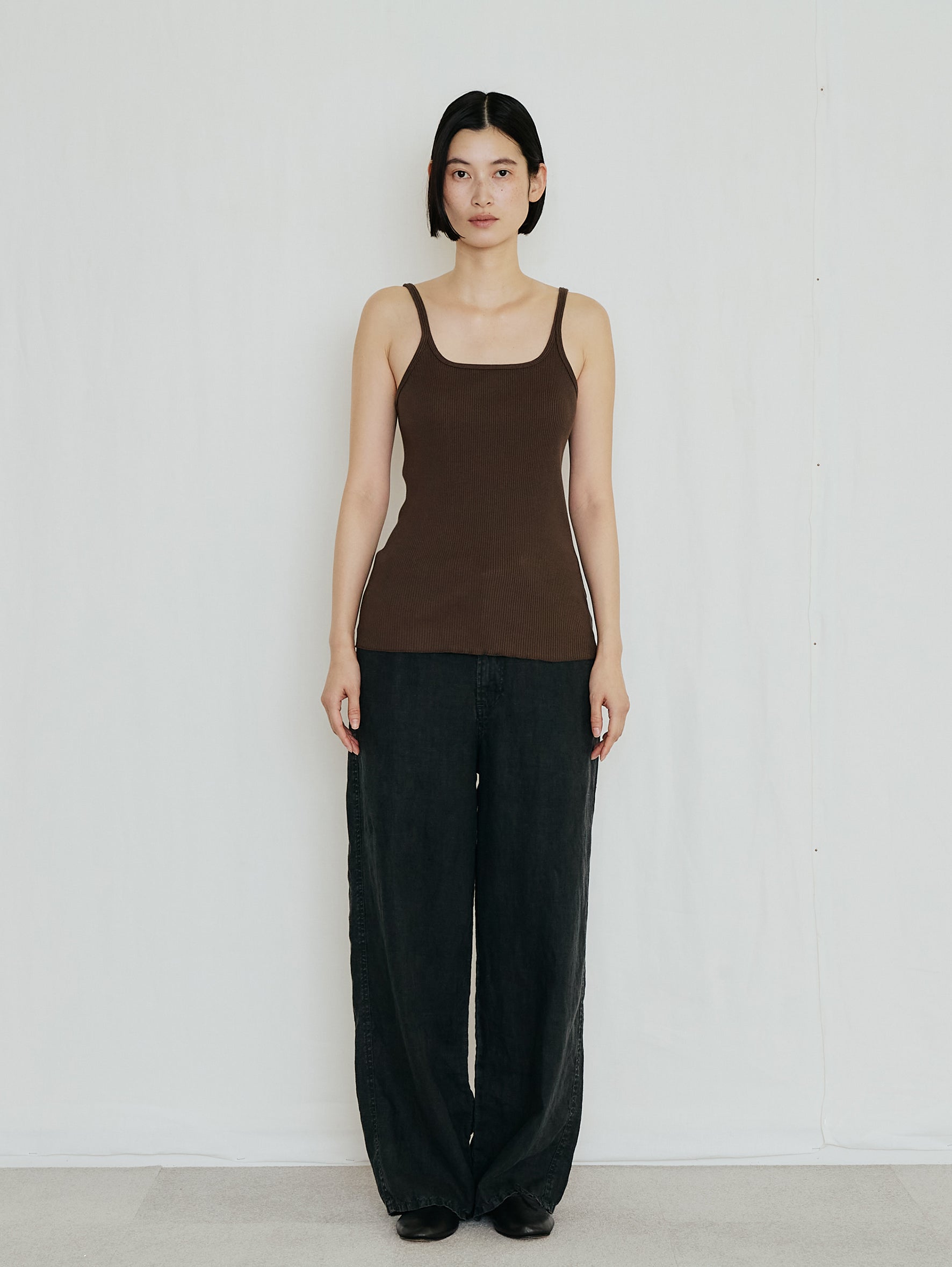 【予約商品】スーピマテレコスクエアキャミソール TBFS-461