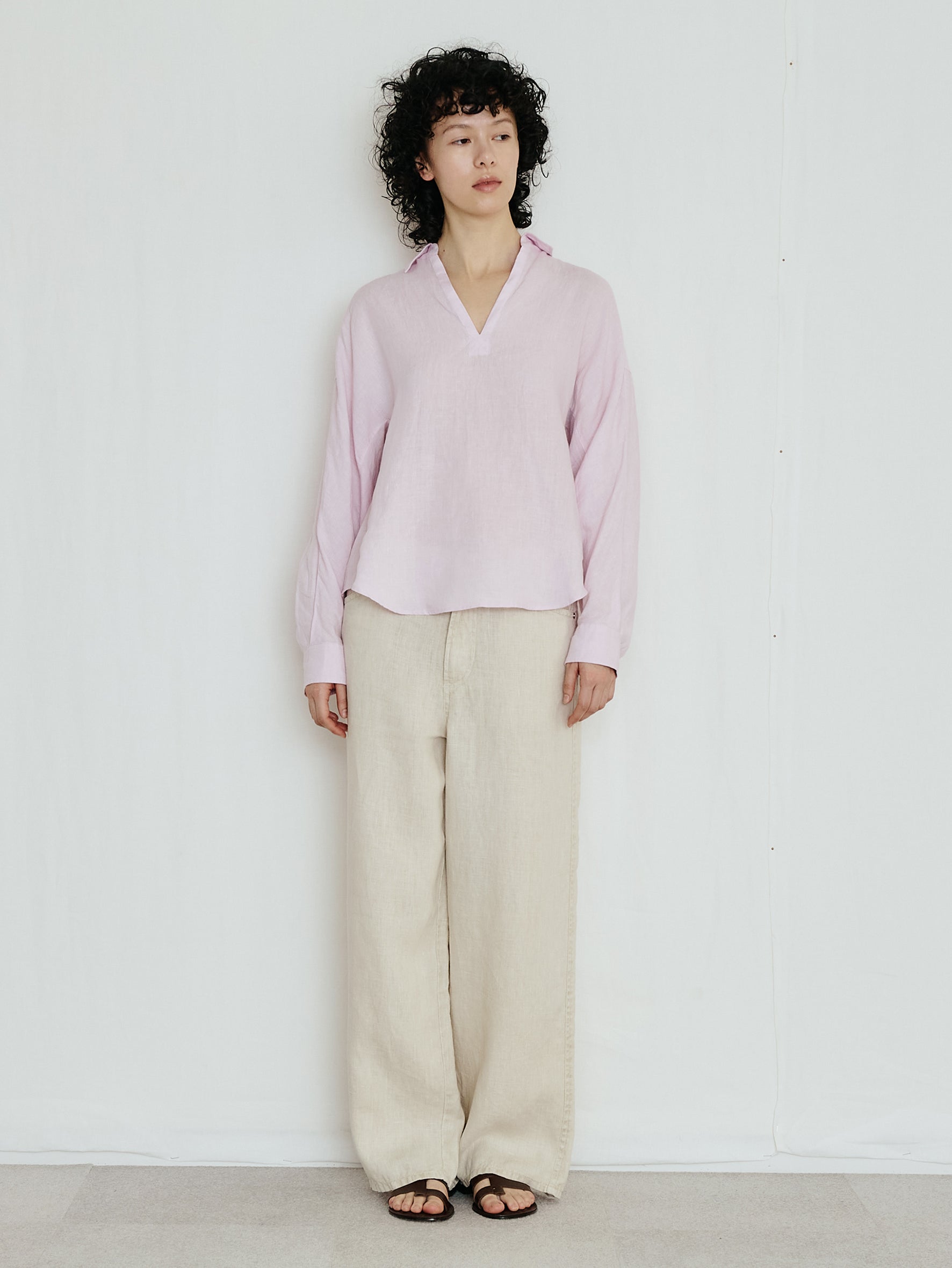 【予約商品】リネンスキッパーシャツ TBFS-408