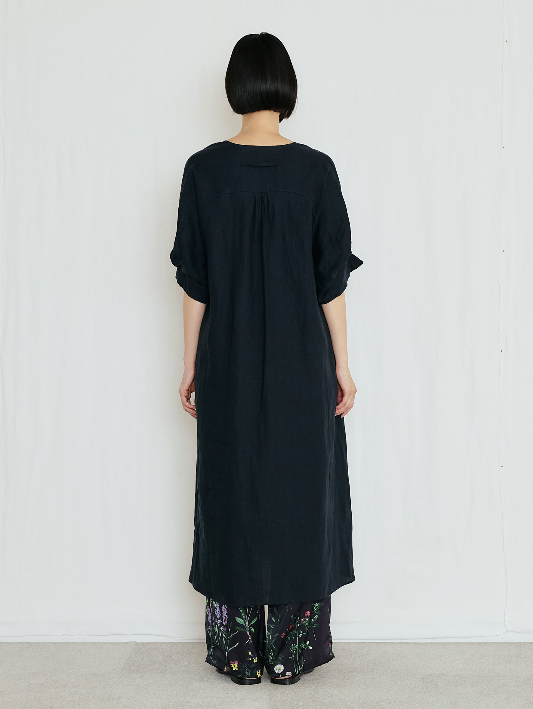 【予約商品】リネンツイストスリーブワンピース TBFS-405