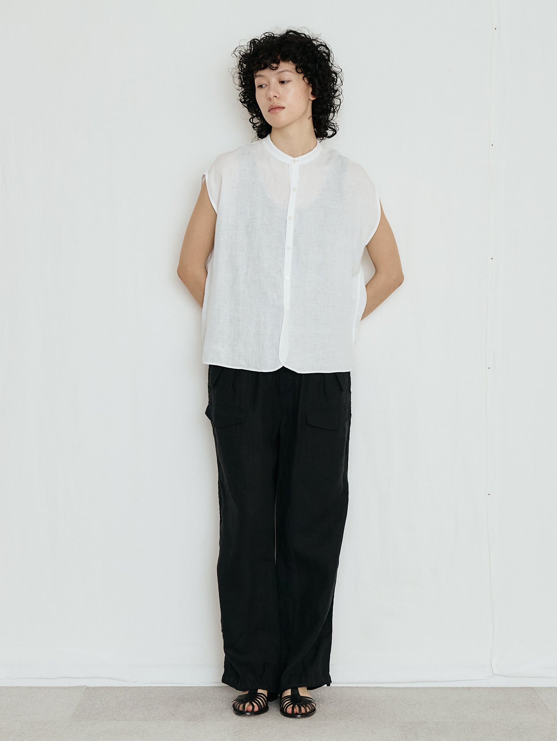 【予約商品】リネンフレンチシャツ TBFS-403