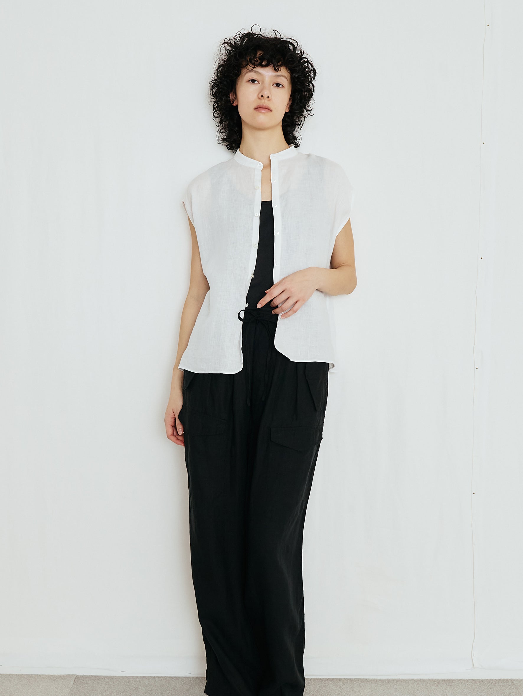 【予約商品】リネンフレンチシャツ TBFS-403