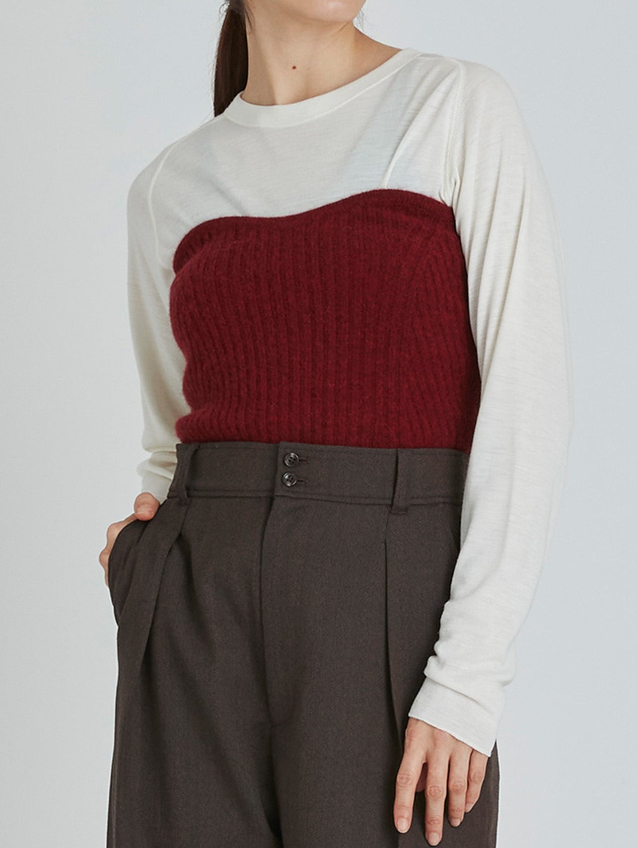 ヤクビスチェ&ネックウォーマー/TBCA-404