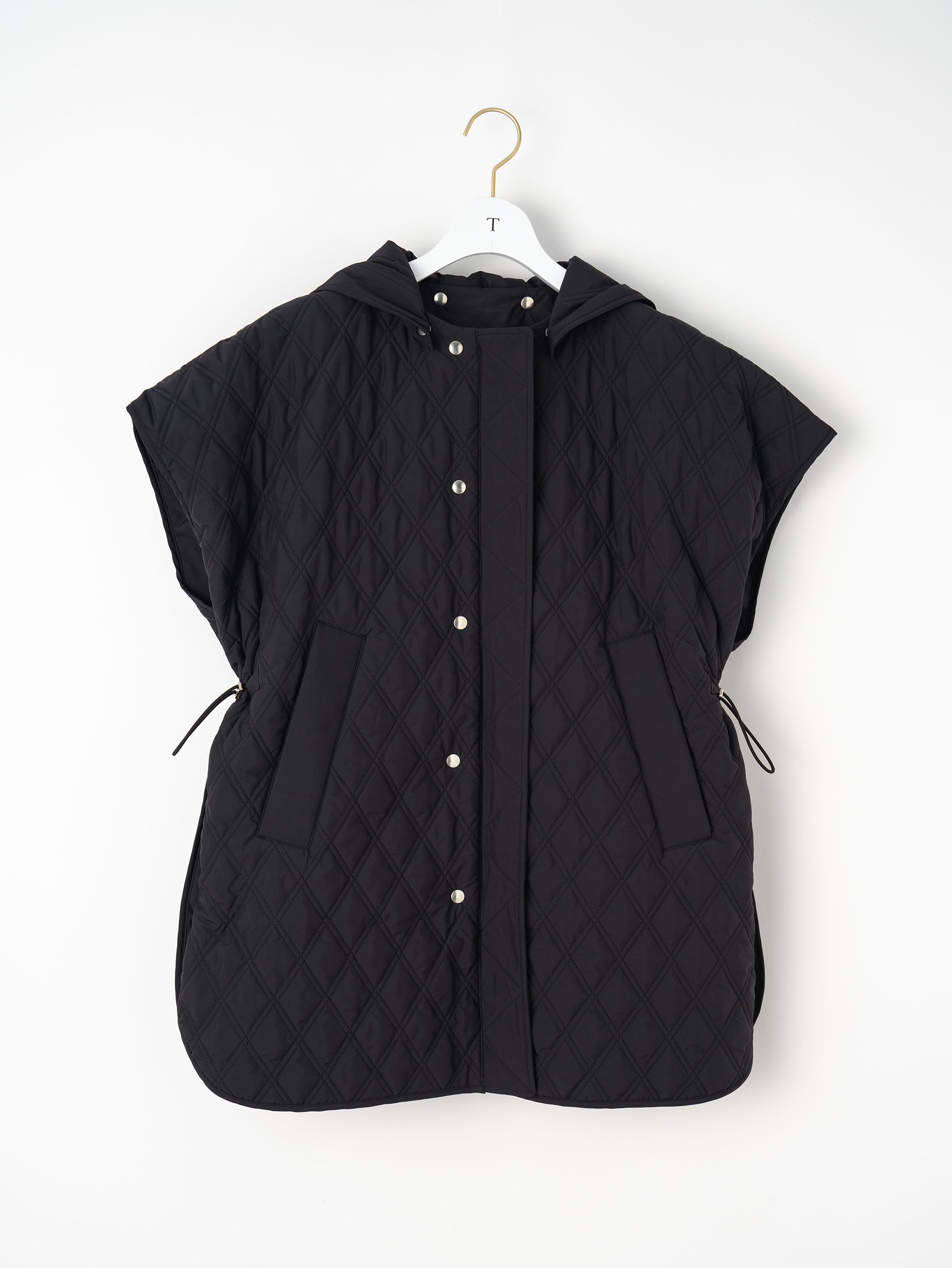 美品★ TICCA CPOブルゾン ブロックチェック ウールジャケット　C346 美品☆ TICCA CPOブルゾン ブロックチェック ウールジャケット