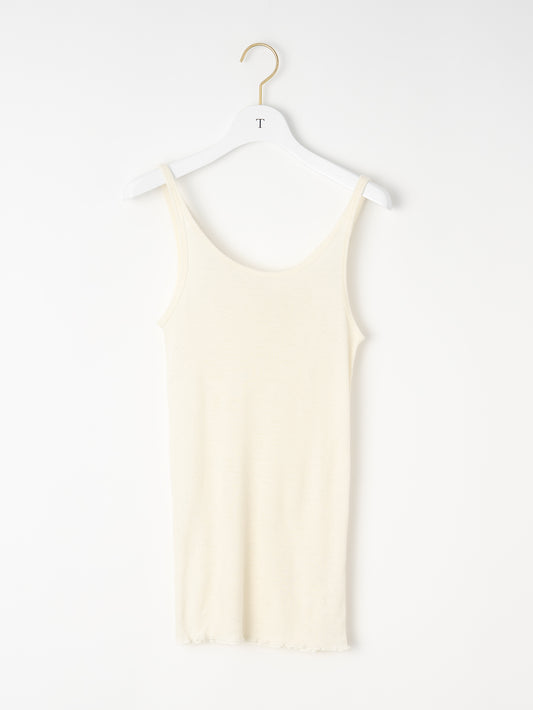 ウールシルク2wayタンクトップ/TBEA-291