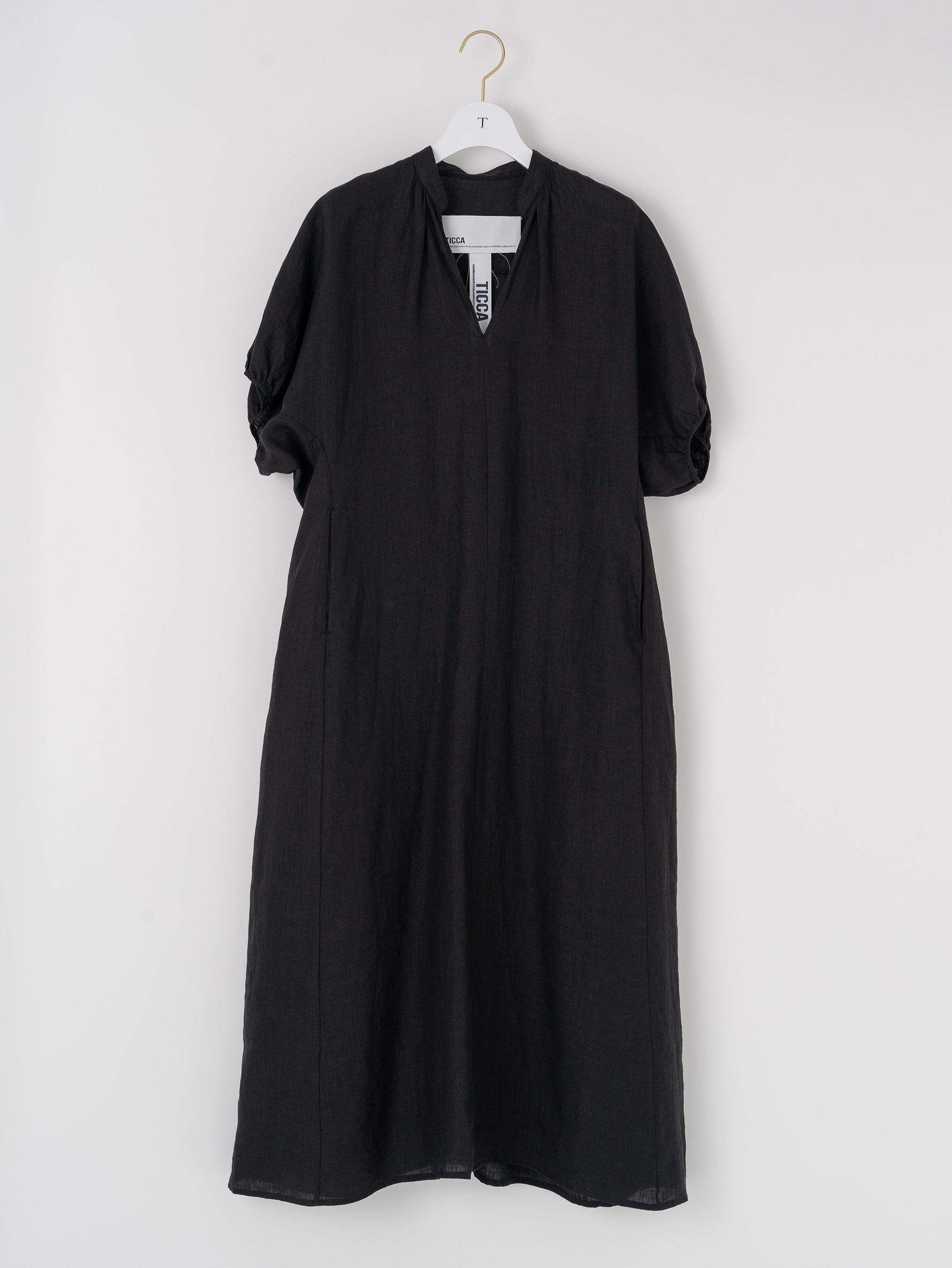 リネンバルーンスリーブワンピース TBFS-541