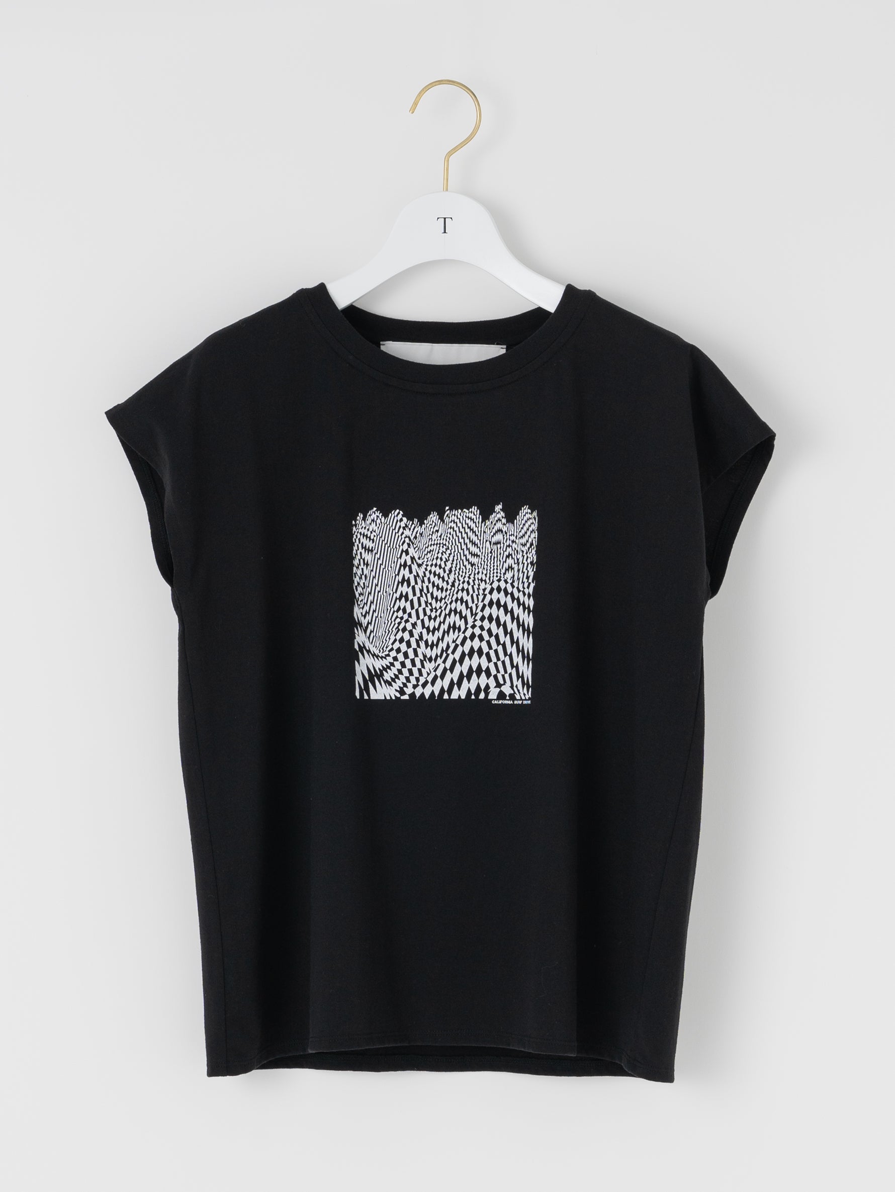 checkered flagフレンチTシャツ/TBES-462
