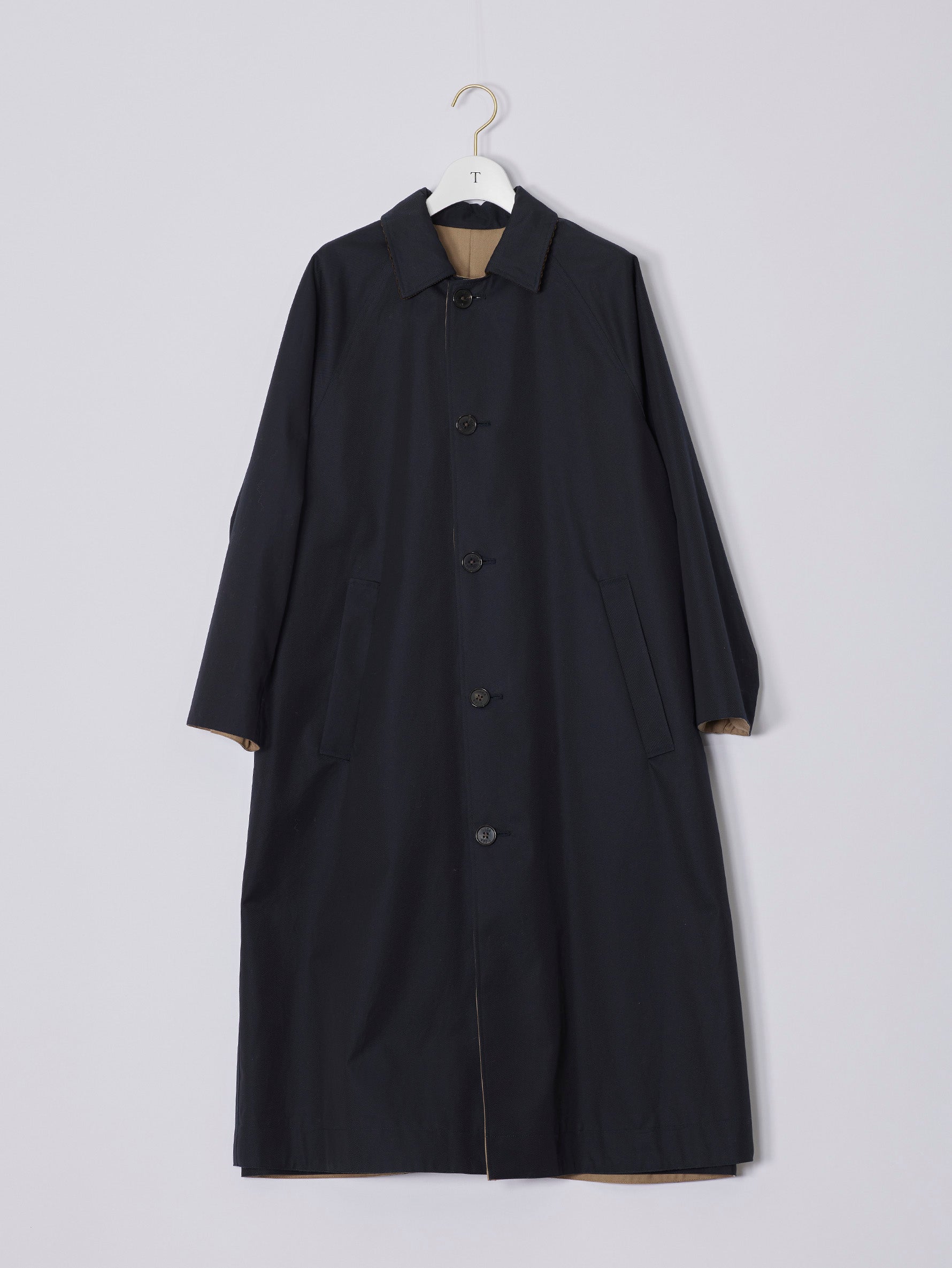 リバーシブルステンカラーコート/TBAA-011