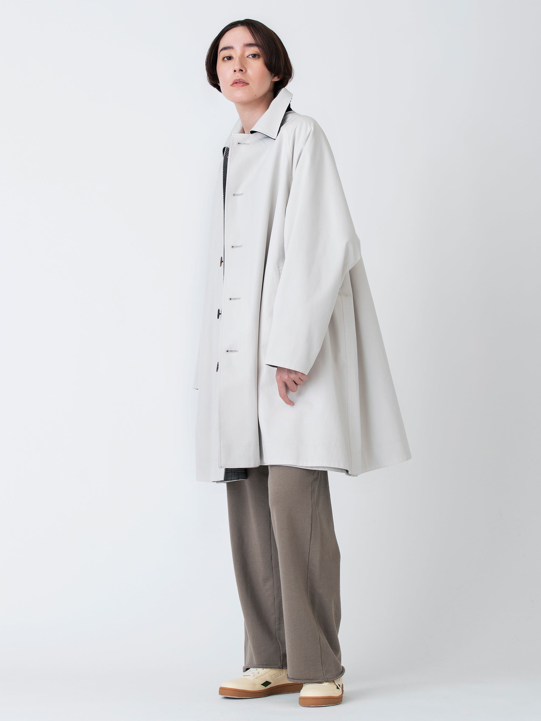 別注リバーシブルステンカラーショートコート/TBBA-004